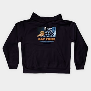 Aliens (1986) Parody Print: EAT THIS! Kids Hoodie